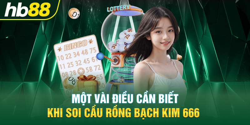 Một vài điều cần biết khi soi cầu Rồng Bạch Kim 666